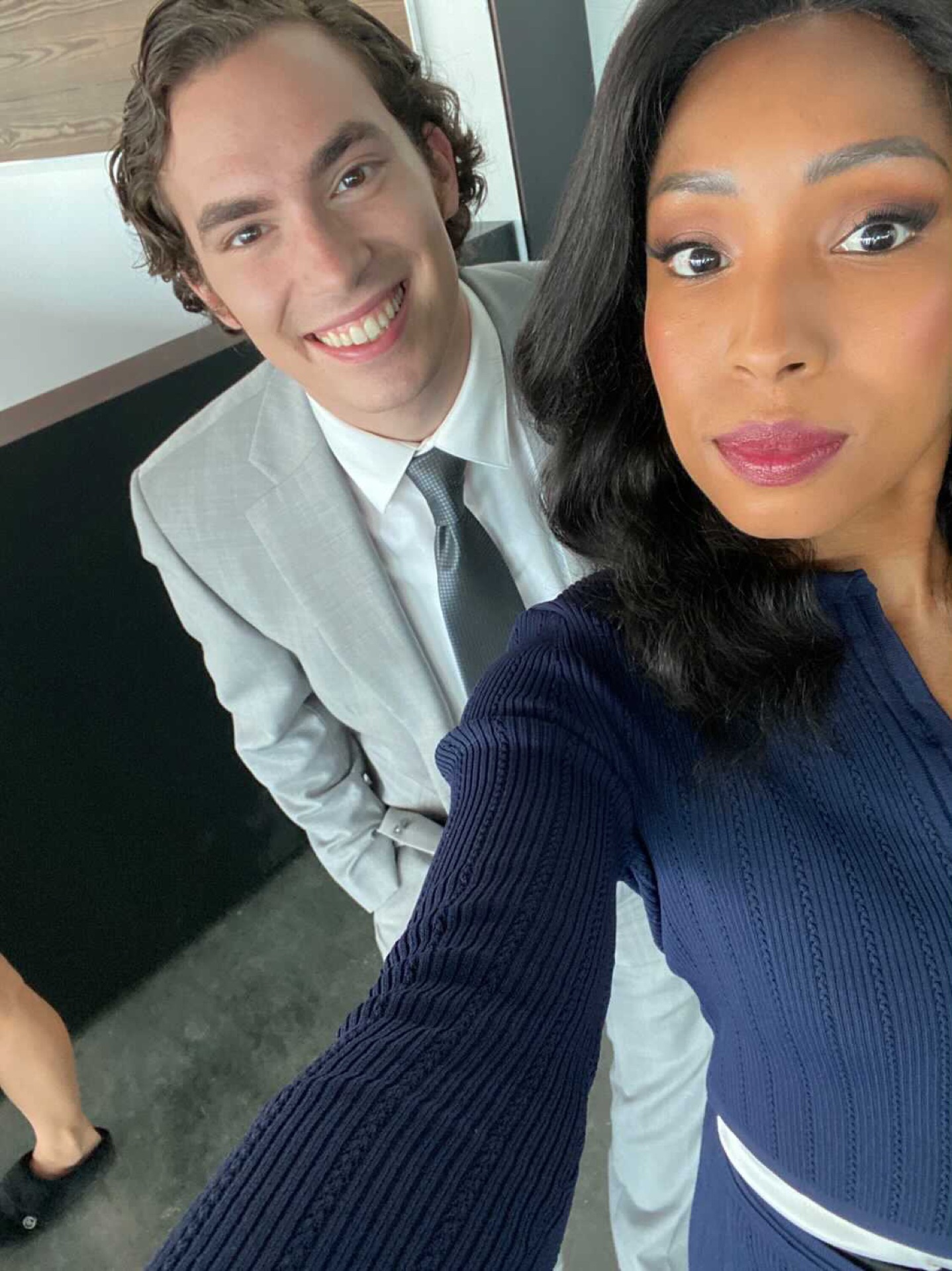 On set, September 2022. A few months before this photo, the whole thing was one boring-looking email.